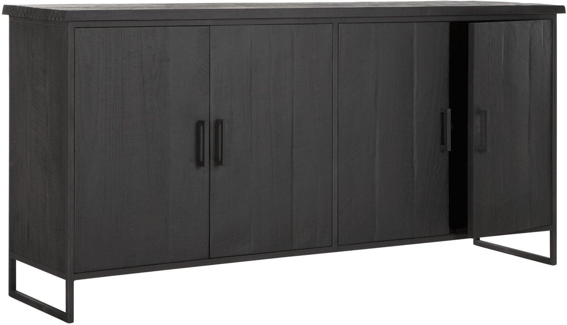 livinglovely.nl - DTP Home Timeless Black Dressoir Beam No 1 190cm - Dressoir - DTP Home - livinglovely.nl