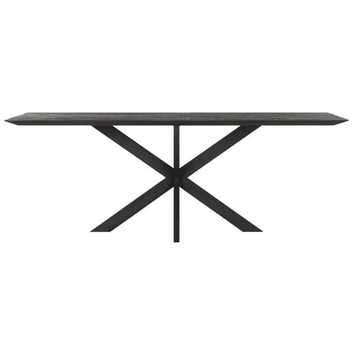 livinglovely.nl - DTP Home Timeless Black Eettafel Curves 260cm - Eetkamertafel - DTP Home - livinglovely.nl