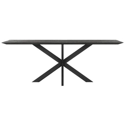 livinglovely.nl - DTP Home Timeless Black Eettafel Curves 260cm - Eetkamertafel - DTP Home - livinglovely.nl