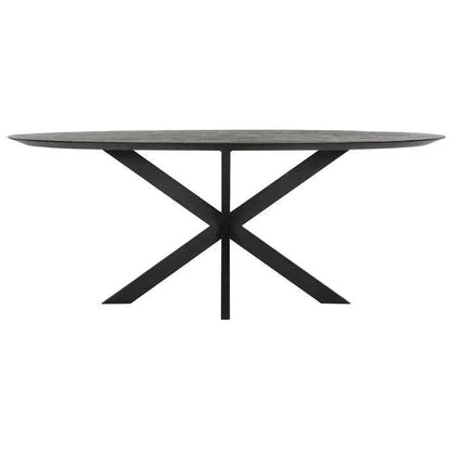 livinglovely.nl - DTP Home Timeless black Eettafel Shape Ovaal 280cm - Eetkamertafel - DTP Home - livinglovely.nl