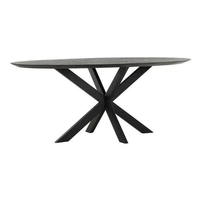 livinglovely.nl - DTP Home Timeless black Eettafel Shape Ovaal 280cm - Eetkamertafel - DTP Home - livinglovely.nl