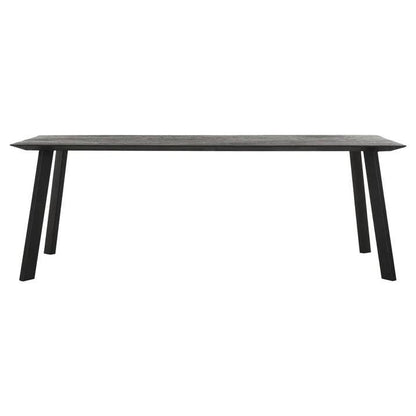 livinglovely.nl - DTP Home Timeless Black Eettafel Shape Rechthoekig 200cm - Eetkamertafel - DTP Home - livinglovely.nl