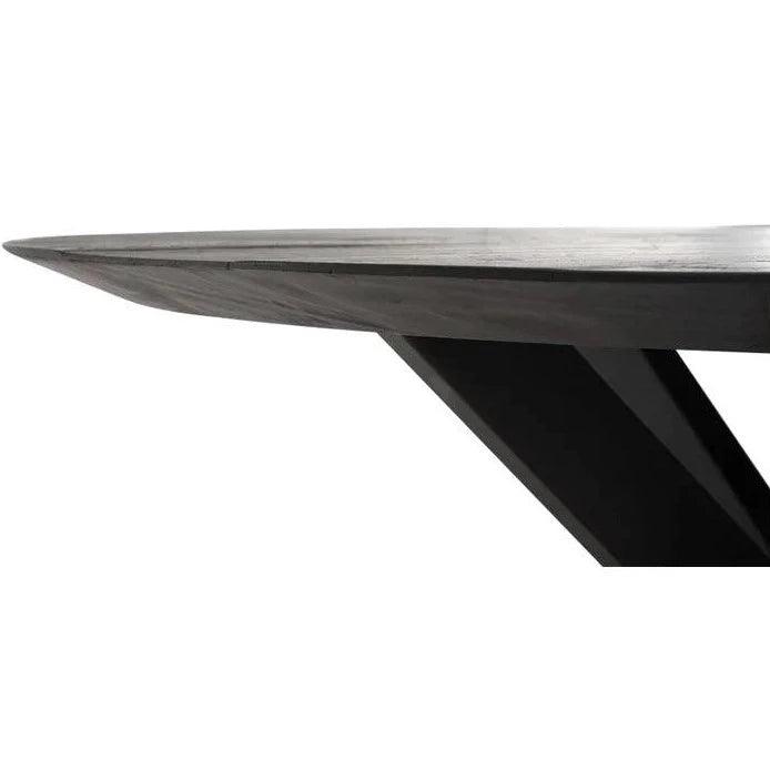 livinglovely.nl - DTP Home Timeless Black Eettafel Shape Rond 130cm - Eetkamertafel - DTP Home - livinglovely.nl