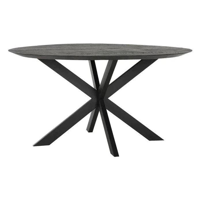 livinglovely.nl - DTP Home Timeless Black Eettafel Shape Rond 150cm - Eetkamertafel - DTP Home - livinglovely.nl