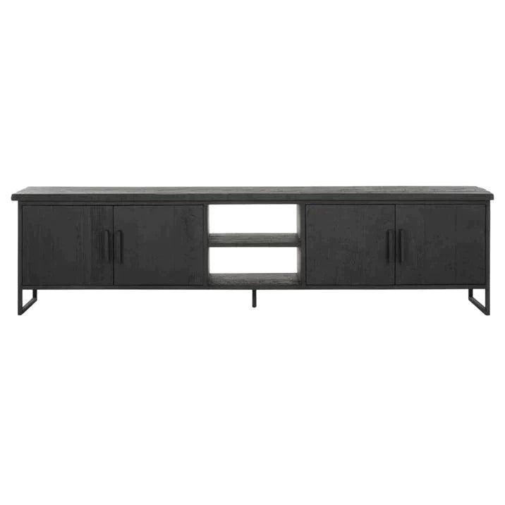 livinglovely.nl - DTP Home Timeless Black TV Meubel Beam No.2 Large 220cm - TV meubel - DTP Home - livinglovely.nl