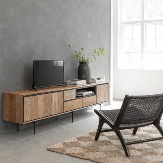 livinglovely.nl - DTP Home TV Meubel Metropole Extra Large 235cm - TV meubel - DTP Home - livinglovely.nl