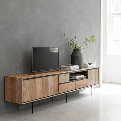 livinglovely.nl - DTP Home TV Meubel Metropole Extra Large 235cm - TV meubel - DTP Home - livinglovely.nl