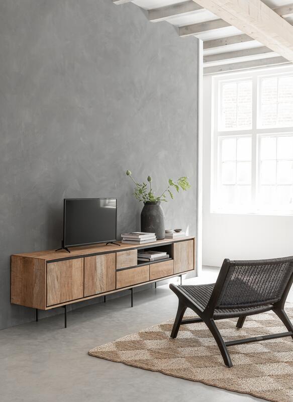 livinglovely.nl - DTP Home TV Meubel Metropole Extra Large 235cm - TV meubel - DTP Home - livinglovely.nl