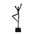 livinglovely.nl - Eagen Black casted alu statue kung fu man PTMD - Beeld - PTMD - livinglovely.nl