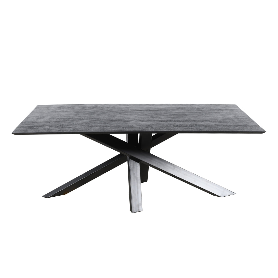 livinglovely.nl - Eettafel Alore Black on Black Rectangle PTMD - 280 cm - Eetkamertafel - PTMD - livinglovely.nl