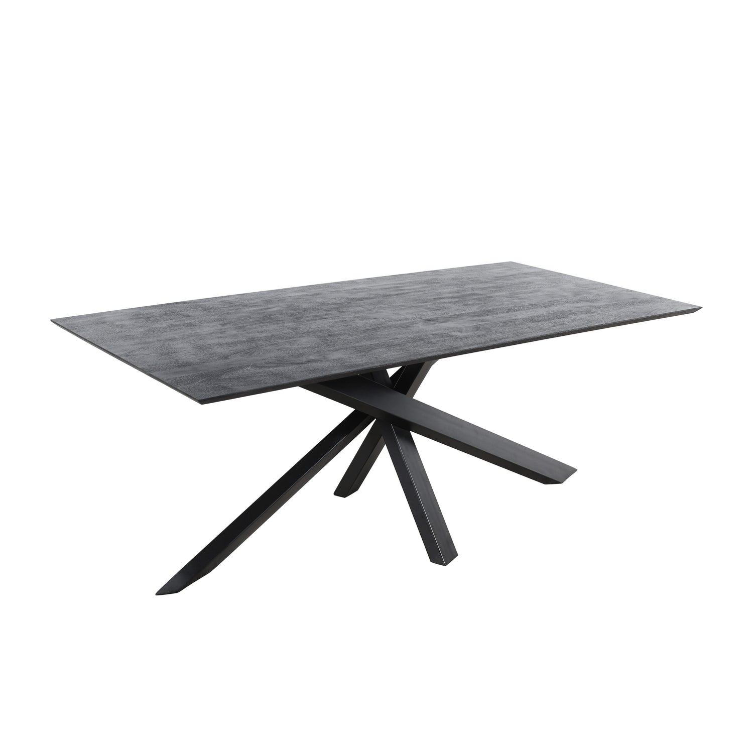 livinglovely.nl - Eettafel Alore Black on Black Rectangle PTMD - 280 cm - Eetkamertafel - PTMD - livinglovely.nl