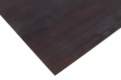 livinglovely.nl - Eettafel Alore Brown on Gold Rectangle PTMD - 280 cm - Eetkamertafel - PTMD - livinglovely.nl