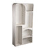 livinglovely.nl - Emmelie White MDF rough organic shape cabinet high 80x26x160 PTMD - Wandkast - PTMD - livinglovely.nl