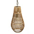 livinglovely.nl - Erandi Natural reed hanging lamp egg shape round PTMD - Hanglamp - PTMD - livinglovely.nl