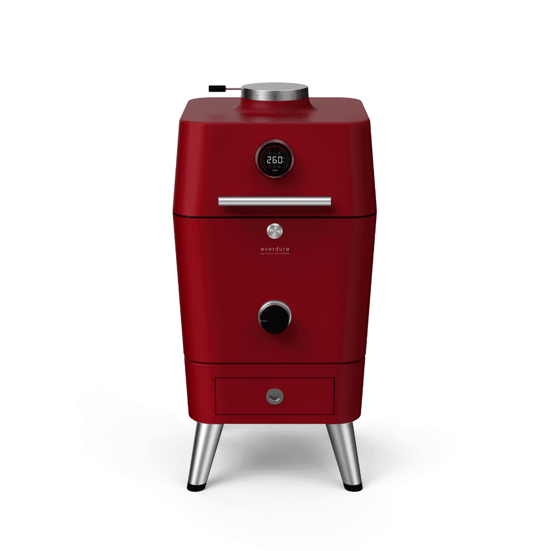 livinglovely.nl - Everdure 4K Houtskool Barbecue Rood - BBQ - Everdure - livinglovely.nl