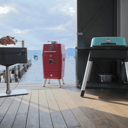 livinglovely.nl - Everdure 4K Houtskool Barbecue Rood - BBQ - Everdure - livinglovely.nl