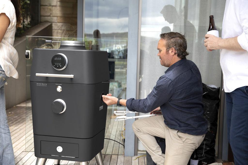 livinglovely.nl - Everdure 4K Houtskool Barbecue Zwart - BBQ - Everdure - livinglovely.nl