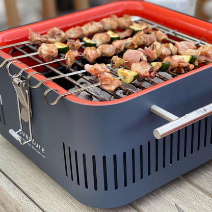 livinglovely.nl - Everdure Cube Houtskool Barbecue Graphite - BBQ - Everdure - livinglovely.nl