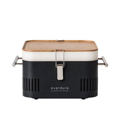 livinglovely.nl - Everdure Cube Houtskool Barbecue Graphite - BBQ - Everdure - livinglovely.nl