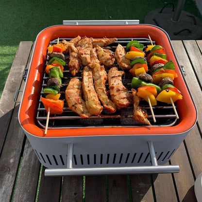 livinglovely.nl - Everdure Cube Houtskool Barbecue Graphite - BBQ - Everdure - livinglovely.nl