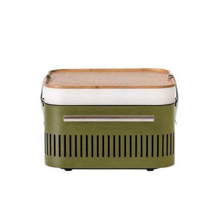 livinglovely.nl - Everdure Cube Houtskool Barbecue Khaki - BBQ - Everdure - livinglovely.nl