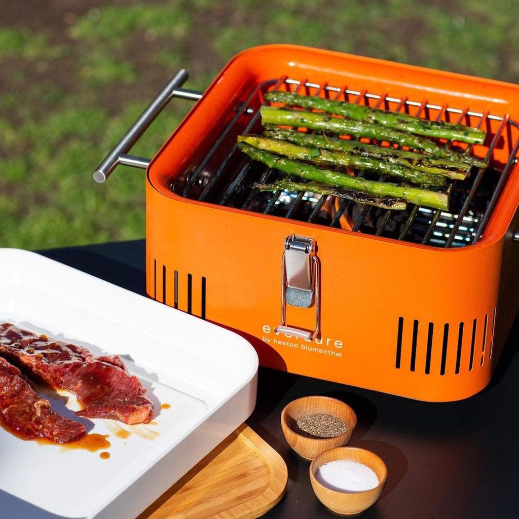 livinglovely.nl - Everdure Cube Houtskool Barbecue Orange - BBQ - Everdure - livinglovely.nl