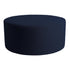 livinglovely.nl - Evie Teddy Black Blue round pouf PTMD - Poef - PTMD - livinglovely.nl