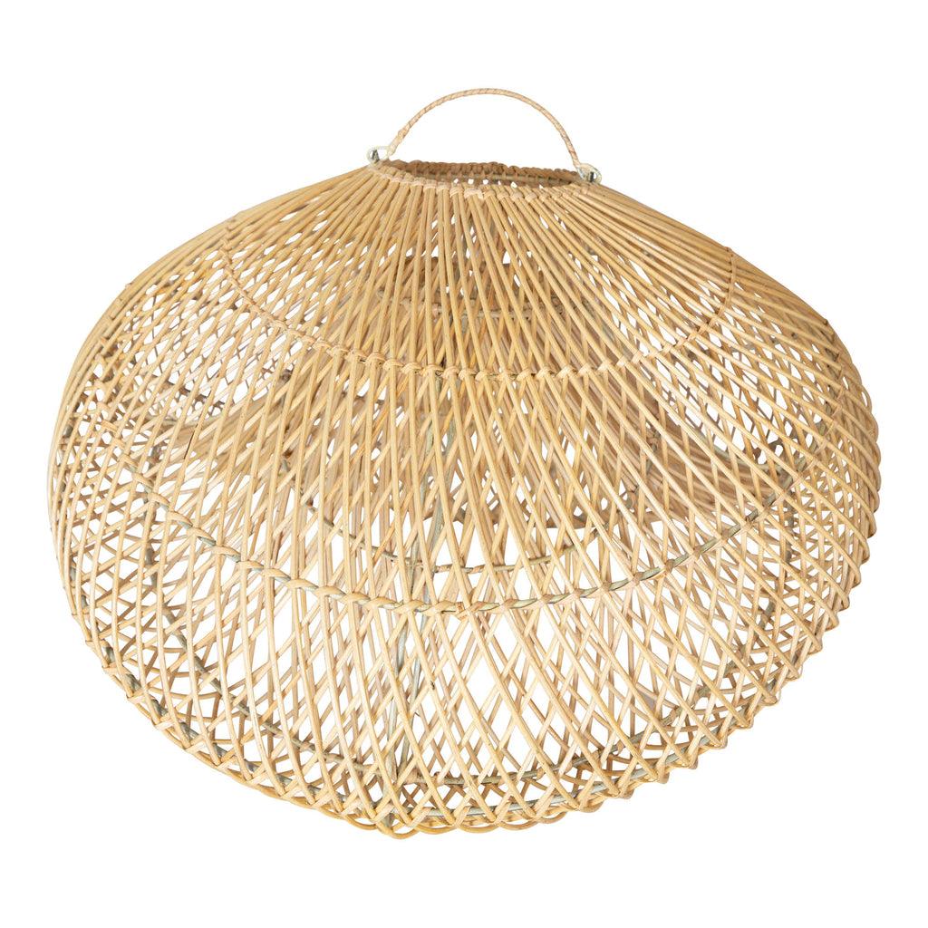 livinglovely.nl - Farhi Natural rattan lampshade organic shape S PTMD - Hanglamp - PTMD - livinglovely.nl