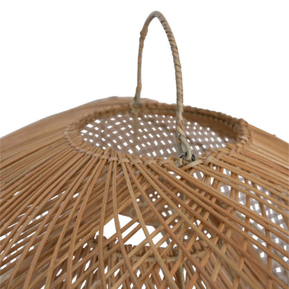 livinglovely.nl - Farhi Natural rattan lampshade organic shape S PTMD - Hanglamp - PTMD - livinglovely.nl