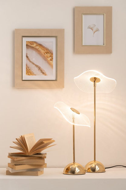 livinglovely.nl - Fotolijst Dita fluweel beige Small Large - Fotolijst - J-Line - livinglovely.nl