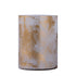 livinglovely.nl - Georgie White glass stormlight gold marble finish PTMD - Kaarshouder - PTMD - livinglovely.nl