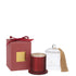 livinglovely.nl - Geurkaars Bell Amour Red Small 30H - Geurkaars - J-Line - livinglovely.nl