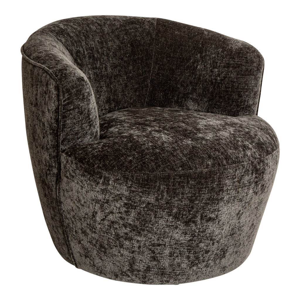 livinglovely.nl - Grasa Fauteuil Antraciet – Fiore Stof 0504 PTMD - Fauteuil - PTMD - livinglovely.nl