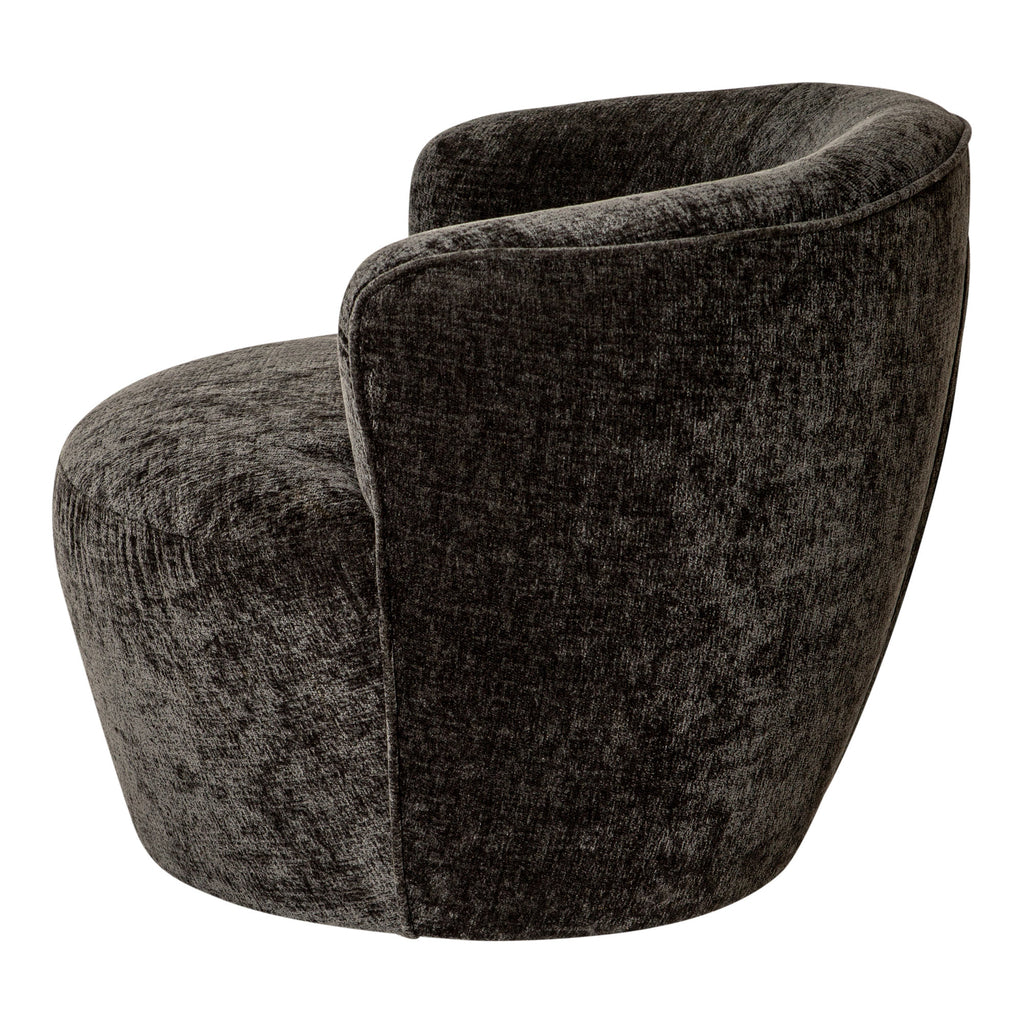 livinglovely.nl - Grasa Fauteuil Antraciet – Fiore Stof 0504 PTMD - Fauteuil - PTMD - livinglovely.nl