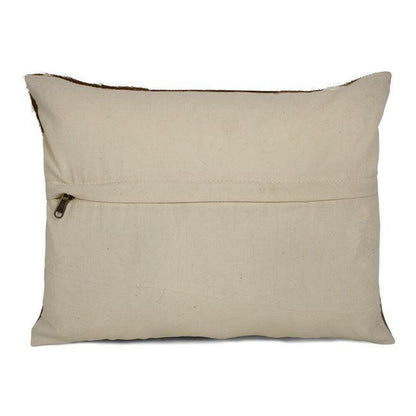 livinglovely.nl - Half kussen dekensteek koe bruin/wit 35x45cm - Kussen - Living Lovely - livinglovely.nl