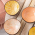 livinglovely.nl - Halve Kokosnoot Bol Nuye Noot/Verf Oranje Set van 2 - Kom - J-Line - livinglovely.nl