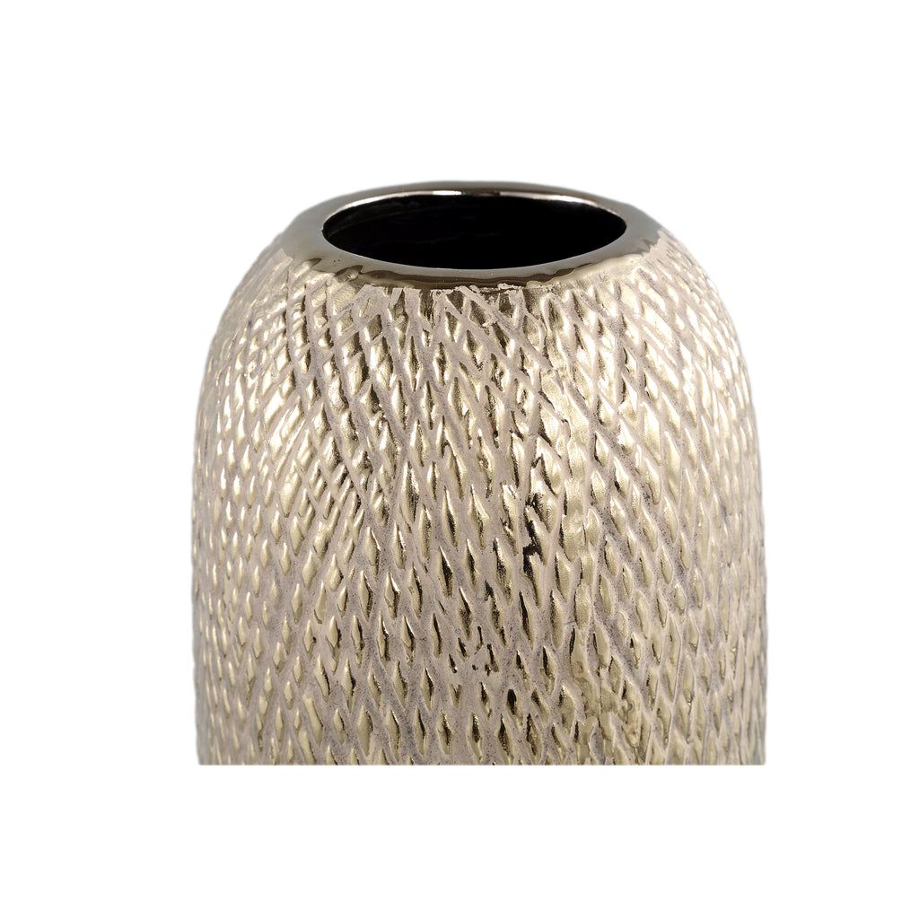 livinglovely.nl - Helly Vaas - Ø18x44,5 cm - Keramiek - Goud PTMD - Vaas - PTMD - livinglovely.nl