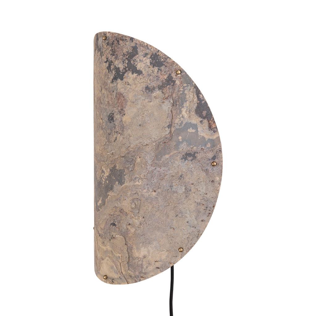 livinglovely.nl - Hen Natural stone veneer wall lamp large PTMD - Wandlamp - PTMD - livinglovely.nl