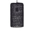 livinglovely.nl - Idris Black iron hanging lamp long wired cilinder PTMD - Hanglamp - PTMD - livinglovely.nl