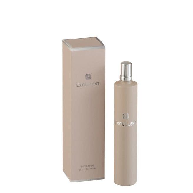 livinglovely.nl - Interieurspray Excellent Glas Beige 50ML - Geurstokjes - J-Line - livinglovely.nl