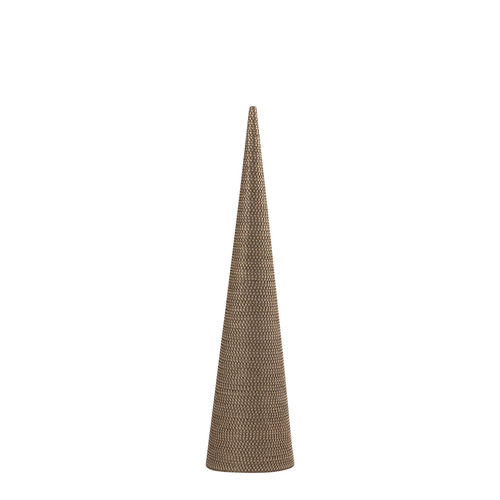 livinglovely.nl - Irhaa Taupe Kant Kerstboom Large PTMD - Beeld - PTMD - livinglovely.nl