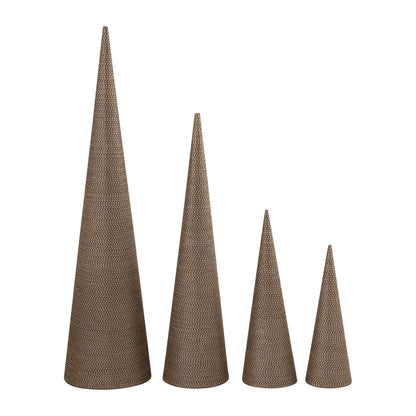 livinglovely.nl - Irhaa Taupe Kant Kerstboom Medium PTMD - Beeld - PTMD - livinglovely.nl