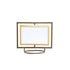 livinglovely.nl - Irvina Gold metaal thin open frame react PTMD - Fotolijst - PTMD - livinglovely.nl