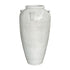 livinglovely.nl - Izze White glazed ceramic extreme pot high PTMD - Pot - PTMD - livinglovely.nl