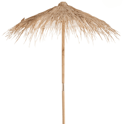 livinglovely.nl - J-Line - Parasol Stro Naturel - 150cm - Parasol - J-Line - livinglovely.nl