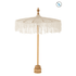 livinglovely.nl - J-Line Tafelparasol met Voet Macrame - 67cm - Parasol - J-Line - livinglovely.nl