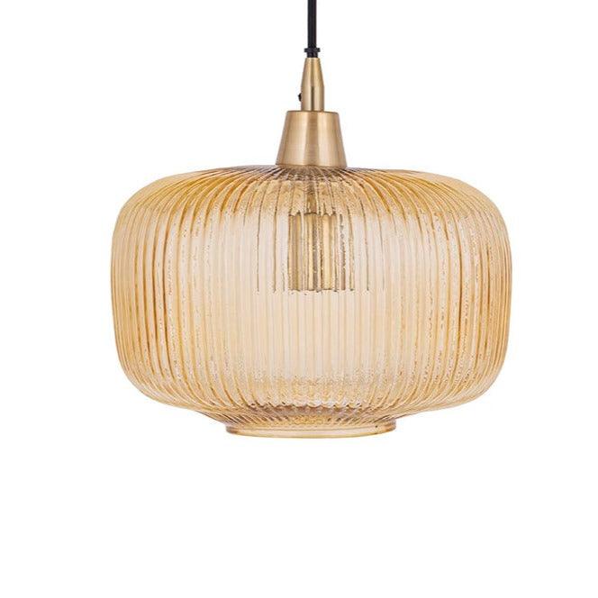 livinglovely.nl - Juliet Hanglamp - 26 x 26 x 21 cm - Glas - Goud PTMD - Hanglamp - PTMD - livinglovely.nl