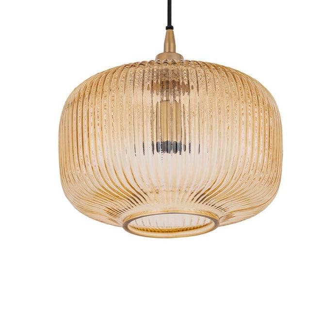 livinglovely.nl - Juliet Hanglamp - 26 x 26 x 21 cm - Glas - Goud PTMD - Hanglamp - PTMD - livinglovely.nl