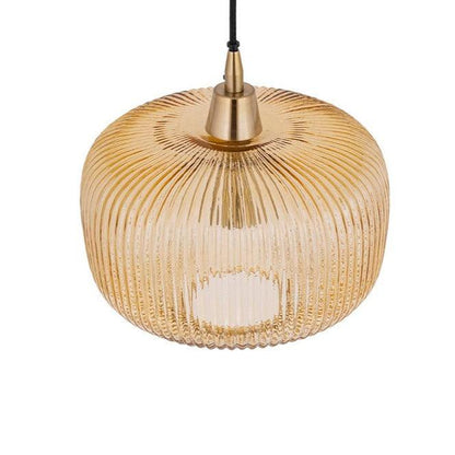 livinglovely.nl - Juliet Hanglamp - 26 x 26 x 21 cm - Glas - Goud PTMD - Hanglamp - PTMD - livinglovely.nl