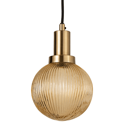 livinglovely.nl - Juliet Hanglamp - 38 x 38 x 180 cm - Glas - Goud PTMD - Hanglamp - PTMD - livinglovely.nl